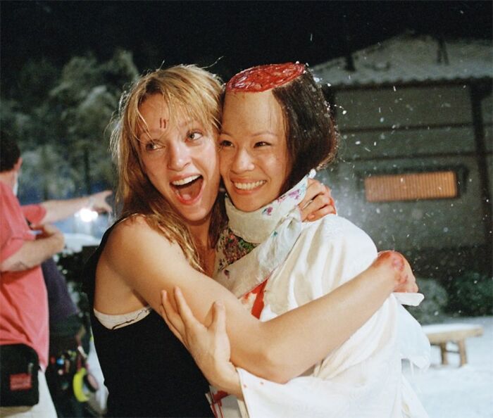 Behind The Scenes Of The Iconic Fight Scene Between Lucy Liu And Uma Thurman In ‘Kill Bill’ (2003)